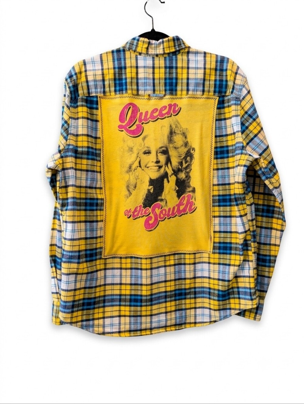 Dolly Parton Queen of the South Upcycled Shacket